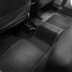 Premium Non-Slip Carpet Floor Mats - Full Set Black(Premium Non Slip Carpet Floor Mats Full Set Black) -FH Group 14405 interior back
