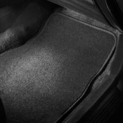 Premium Non-Slip Carpet Floor Mats - Full Set Black(Premium Non Slip Carpet Floor Mats Full Set Black) -FH Group 14405 interior passenger