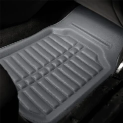 Deep Tray Non-Slip PU Leather Floor Mats - Front Set Gray(Deep Tray Non Slip Pu Leather Floor Mats Front Set Gray) 6 Deep Tray Non-Slip PU Leather Floor Mats - Front Set Gray(Deep Tray Non Slip Pu Leather Floor Mats Front Set Gray) -FH Group 14409allgray int passenger e6861cae a10f 4082 ad47 0b0288fc5aab