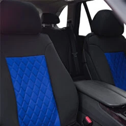 Neosupreme Deluxe Quality Car Seat Cushions - Front Set Blue(Neosupreme Deluxe Quality Car Seat Cushions Front Set Blue) -FH Group 22 1