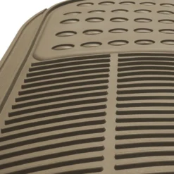 High Quality Trimmable Non-Slip Rubber Floor Mats - Full Set Beige(High Quality Trimmable Non Slip Rubber Floor Mats Full Set Beige) -FH Group 88 F11305 detail