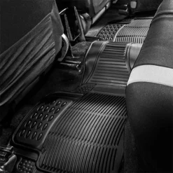 High Quality ClimaProof Trimmable Non-Slip Vinyl Floor Mats - 3 Row Black(High Quality Climaproof Trimmable Non Slip Vinyl Floor Mats 3 Row Black) -FH Group 88 F11306 3ROW black 06