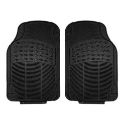 High Quality ClimaProof Trimmable Non-Slip Vinyl Floor Mats - Full Set Black(High Quality Climaproof Trimmable Non Slip Vinyl Floor Mats Full Set Black) -FH Group 88 F11306 black 02