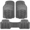 High Quality ClimaProof Trimmable Non-Slip Vinyl Floor Mats - Full Set Gray(High Quality Climaproof Trimmable Non Slip Vinyl Floor Mats Full Set Gray)