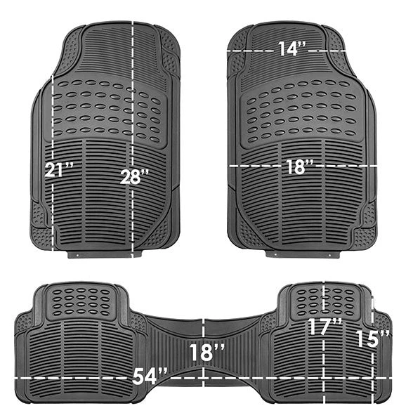 High Quality ClimaProof Trimmable Non-Slip Vinyl Floor Mats - Full Set Gray(High Quality Climaproof Trimmable Non Slip Vinyl Floor Mats Full Set Gray) 4 High Quality ClimaProof Trimmable Non-Slip Vinyl Floor Mats - Full Set Gray(High Quality Climaproof Trimmable Non Slip Vinyl Floor Mats Full Set Gray) - Image 4