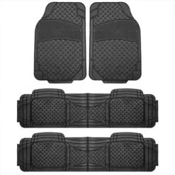 ClimaProof Trimmable Non-Slip Vinyl Floor Mats - 3 Row Black(Climaproof Trimmable Non Slip Vinyl Floor Mats 3 Row Black)