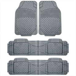 ClimaProof Trimmable Non-Slip Vinyl Floor Mats - 3 Row Gray(Climaproof Trimmable Non Slip Vinyl Floor Mats 3 Row Gray)