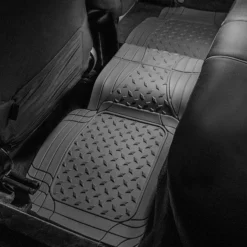 ClimaProof Trimmable Non-Slip Vinyl Floor Mats - 3 Row Gray(Climaproof Trimmable Non Slip Vinyl Floor Mats 3 Row Gray) -FH Group 88 F113073ROW gray 03