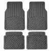 4 Piece Liners Trimmable ClimaProof Non-Slip Vinyl Floor Mats - Full Set Gray(4 Piece Liners Trimmable Climaproof Non Slip Vinyl Floor Mats Full Set Gray)