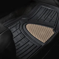 Premium Tall Channel Trimmable Non-Slip Rubber Floor Mats - Full Set Beige(Premium Tall Channel Trimmable Non Slip Rubber Floor Mats Full Set Beige) 13 Premium Tall Channel Trimmable Non-Slip Rubber Floor Mats - Full Set Beige(Premium Tall Channel Trimmable Non Slip Rubber Floor Mats Full Set Beige) -FH Group 88 F11311 beige 03