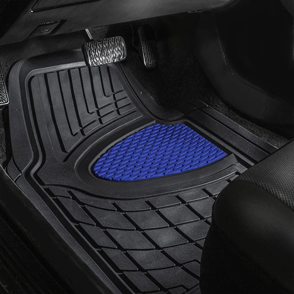 Premium Tall Channel Trimmable Non-Slip Rubber Floor Mats - Full Set Blue(Premium Tall Channel Trimmable Non Slip Rubber Floor Mats Full Set Blue) 2 Premium Tall Channel Trimmable Non-Slip Rubber Floor Mats - Full Set Blue(Premium Tall Channel Trimmable Non Slip Rubber Floor Mats Full Set Blue) - Image 2