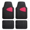 Premium Tall Channel Trimmable Non-Slip Rubber Floor Mats - Full Set Pink(Premium Tall Channel Trimmable Non Slip Rubber Floor Mats Full Set Pink)