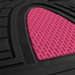 Premium Tall Channel Trimmable Non-Slip Rubber Floor Mats - Full Set Pink(Premium Tall Channel Trimmable Non Slip Rubber Floor Mats Full Set Pink) -FH Group 88 F11311 pink 05
