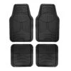 Trimmable ClimaProof Monster Eye Non-Slip Rubber Floor Mats - Full Set Black(Trimmable Climaproof Monster Eye Non Slip Rubber Floor Mats Full Set Black)