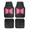 Trimmable ClimaProof Monster Eye Non-Slip Rubber Floor Mats - Full Set Pink(Trimmable Climaproof Monster Eye Non Slip Rubber Floor Mats Full Set Pink)