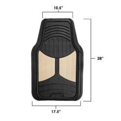 Trimmable ClimaProof Monster Eye Non-Slip Rubber Floor Mats - Full Set Purple(Trimmable Climaproof Monster Eye Non Slip Rubber Floor Mats Full Set Purple) -FH Group 88 F11313 purple 05