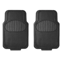 Heavy Duty ClimaProof Trimmable Touchdown Non-Slip Rubber Floor Mats Black(Heavy Duty Climaproof Trimmable Touchdown Non Slip Rubber Floor Mats Black) -FH Group 88 F11500 black 02