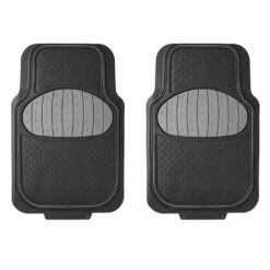 Heavy Duty ClimaProof Trimmable Touchdown Non-Slip Rubber Floor Mats Gray(Heavy Duty Climaproof Trimmable Touchdown Non Slip Rubber Floor Mats Gray) -FH Group 88 F11500 gray 02
