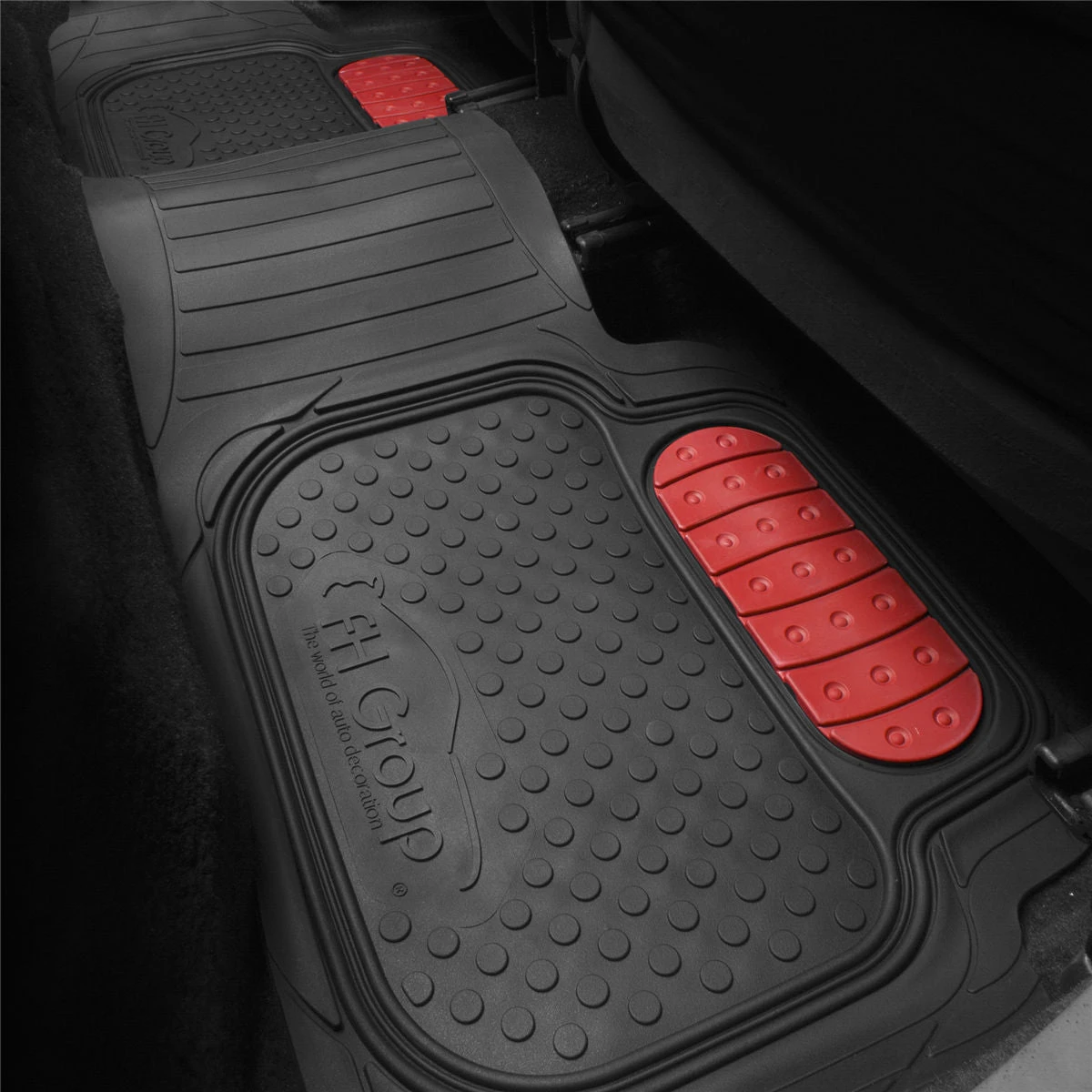 Heavy Duty ClimaProof Trimmable Touchdown Non-Slip Rubber Floor Mats Red(Heavy Duty Climaproof Trimmable Touchdown Non Slip Rubber Floor Mats Red) 2 Heavy Duty ClimaProof Trimmable Touchdown Non-Slip Rubber Floor Mats Red(Heavy Duty Climaproof Trimmable Touchdown Non Slip Rubber Floor Mats Red) - Image 2
