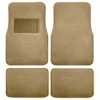 Non-Slip Carpet Floor Mats With Heel Pad - Full Set Beige(Non Slip Carpet Floor Mats With Heel Pad Full Set Beige)