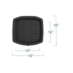 Deep Tray Non-Slip Faux Leather Floor Mats - Full Set Gray(Deep Tray Non Slip Faux Leather Floor Mats Full Set Gray) 8 Deep Tray Non-Slip Faux Leather Floor Mats - Full Set Gray(Deep Tray Non Slip Faux Leather Floor Mats Full Set Gray) -FH Group 88 F14409 gray 05