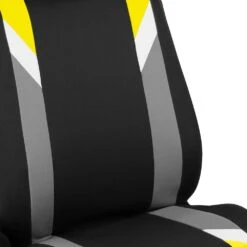 Premium Modernistic Seat Covers - Full Set Yellow(Premium Modernistic Seat Covers Full Set Yellow) -FH Group 88 FB033102 yellow 03 69b0bdf2 8e74 4b04 af3f 6fe8556301fc