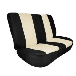 Full Coverage Flat Cloth Seat Covers - Rear Beige(Full Coverage Flat Cloth Seat Covers Rear Beige) 18 Full Coverage Flat Cloth Seat Covers - Rear Beige(Full Coverage Flat Cloth Seat Covers Rear Beige) -FH Group 88 FB039013 beige 07
