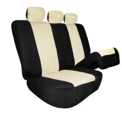 Full Coverage Flat Cloth Seat Covers - Rear Beige(Full Coverage Flat Cloth Seat Covers Rear Beige) 20 Full Coverage Flat Cloth Seat Covers - Rear Beige(Full Coverage Flat Cloth Seat Covers Rear Beige) -FH Group 88 FB039013 beige 10