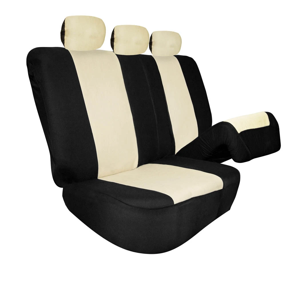 Full Coverage Flat Cloth Seat Covers - Rear Beige(Full Coverage Flat Cloth Seat Covers Rear Beige) 10 Full Coverage Flat Cloth Seat Covers - Rear Beige(Full Coverage Flat Cloth Seat Covers Rear Beige) - Image 10