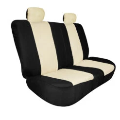 Full Coverage Flat Cloth Seat Covers - Rear Beige(Full Coverage Flat Cloth Seat Covers Rear Beige)