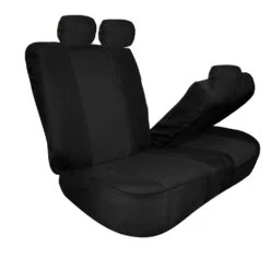 Full Coverage Flat Cloth Seat Covers - Rear Black(Full Coverage Flat Cloth Seat Covers Rear Black) 19 Full Coverage Flat Cloth Seat Covers - Rear Black(Full Coverage Flat Cloth Seat Covers Rear Black) -FH Group 88 FB039013 black 09
