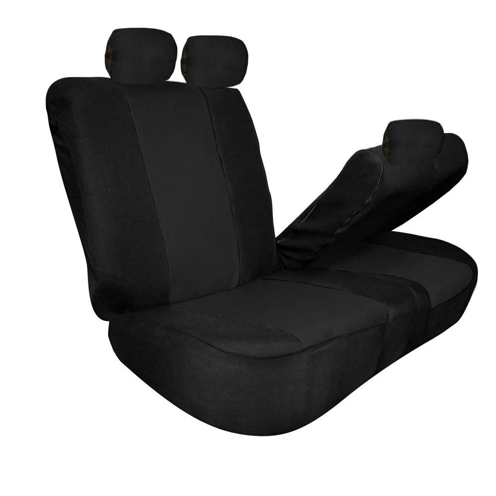 Full Coverage Flat Cloth Seat Covers - Rear Black(Full Coverage Flat Cloth Seat Covers Rear Black) 9 Full Coverage Flat Cloth Seat Covers - Rear Black(Full Coverage Flat Cloth Seat Covers Rear Black) - Image 9