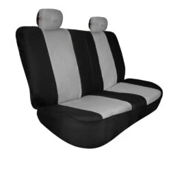 Full Coverage Flat Cloth Seat Covers - Rear Gray(Full Coverage Flat Cloth Seat Covers Rear Gray)