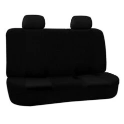 Flat Cloth Seat Covers - Rear Black(Flat Cloth Seat Covers Rear Black)