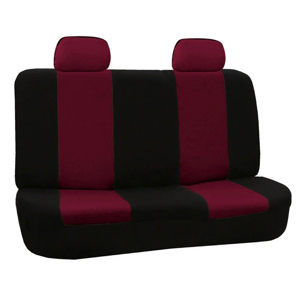 Flat Cloth Seat Covers - Rear Burgundy(Flat Cloth Seat Covers Rear Burgundy) 1 Flat Cloth Seat Covers - Rear Burgundy(Flat Cloth Seat Covers Rear Burgundy)