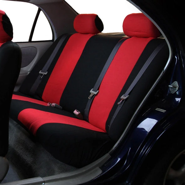 Flat Cloth Seat Covers - Rear Red(Flat Cloth Seat Covers Rear Red) 2 Flat Cloth Seat Covers - Rear Red(Flat Cloth Seat Covers Rear Red) - Image 2