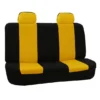 Flat Cloth Seat Covers - Rear Yellow(Flat Cloth Seat Covers Rear Yellow)