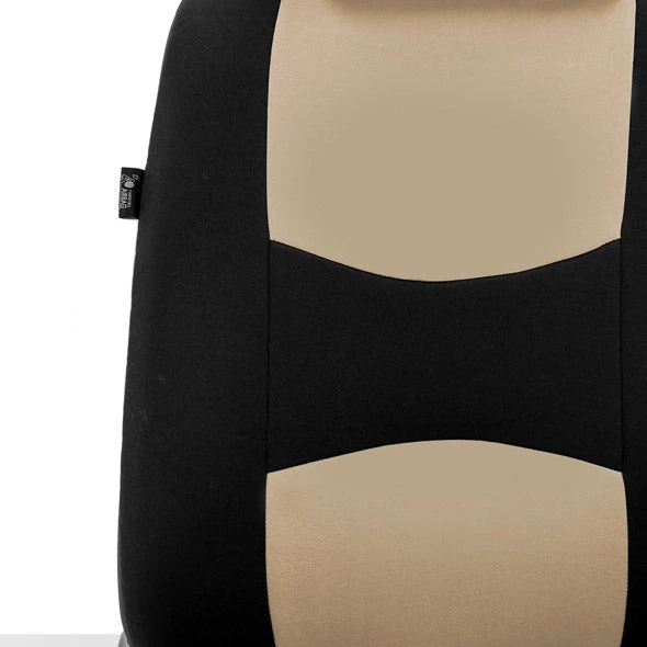 Flat Cloth Seat Covers - Front Set Beige(Flat Cloth Seat Covers Front Set Beige) 2 Flat Cloth Seat Covers - Front Set Beige(Flat Cloth Seat Covers Front Set Beige) - Image 2