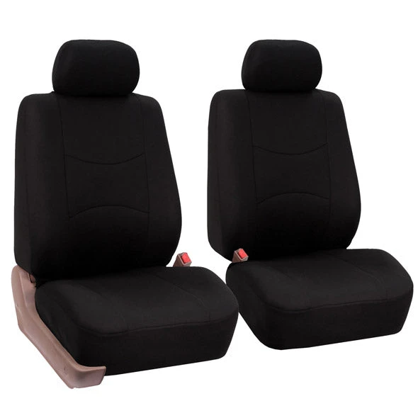 Flat Cloth Seat Covers - Front Set Black(Flat Cloth Seat Covers Front Set Black) 1 Flat Cloth Seat Covers - Front Set Black(Flat Cloth Seat Covers Front Set Black)