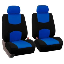 Flat Cloth Seat Covers - Front Set Blue(Flat Cloth Seat Covers Front Set Blue)