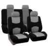 Flat Cloth Seat Covers - Full Set Gray(Flat Cloth Seat Covers Full Set Gray)