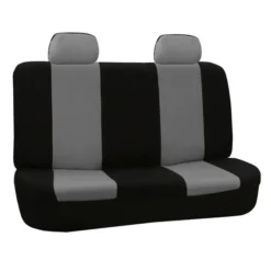 Flat Cloth Seat Covers - Full Set Gray(Flat Cloth Seat Covers Full Set Gray) -FH Group 88 FB050114 gray 03