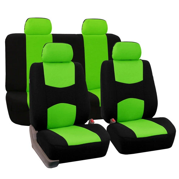 Flat Cloth Seat Covers - Full Set Green(Flat Cloth Seat Covers Full Set Green) 1 Flat Cloth Seat Covers - Full Set Green(Flat Cloth Seat Covers Full Set Green)