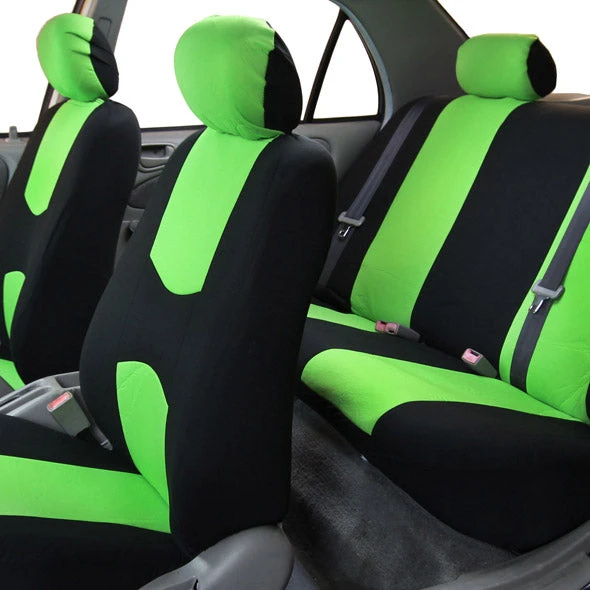 Flat Cloth Seat Covers - Full Set Green(Flat Cloth Seat Covers Full Set Green) 4 Flat Cloth Seat Covers - Full Set Green(Flat Cloth Seat Covers Full Set Green) - Image 4
