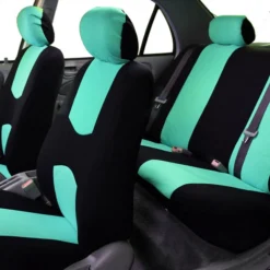 Flat Cloth Seat Covers - Full Set Mint(Flat Cloth Seat Covers Full Set Mint) -FH Group 88 FB050114 mint 04
