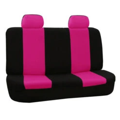 Flat Cloth Seat Covers - Full Set Pink(Flat Cloth Seat Covers Full Set Pink) -FH Group 88 FB050114 pink 03