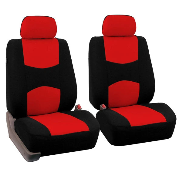 Flat Cloth Seat Covers - Full Set Red(Flat Cloth Seat Covers Full Set Red) 4 Flat Cloth Seat Covers - Full Set Red(Flat Cloth Seat Covers Full Set Red) - Image 4
