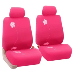 Floral Seat Covers - Front Set Pink(Floral Seat Covers Front Set Pink)