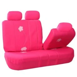 Floral Seat Covers - Full Set Pink(Floral Seat Covers Full Set Pink) -FH Group 88 FB053115 pink 04