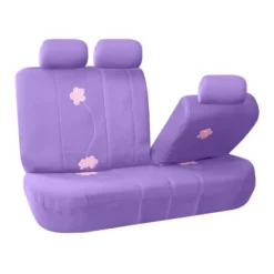Floral Seat Covers - Full Set Purple(Floral Seat Covers Full Set Purple) 9 Floral Seat Covers - Full Set Purple(Floral Seat Covers Full Set Purple) -FH Group 88 FB053115 purple 04